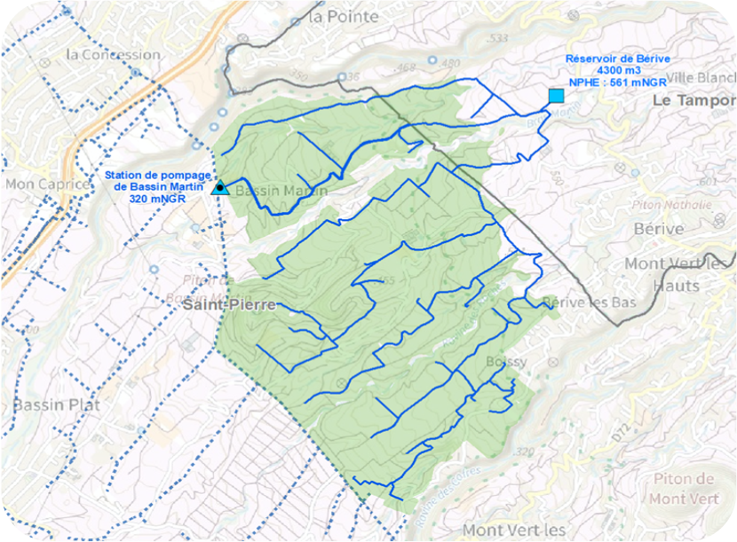 PISUD BP3 : Extension du périmètre irrigué sur les communes du Tampon et de Saint-Pierre